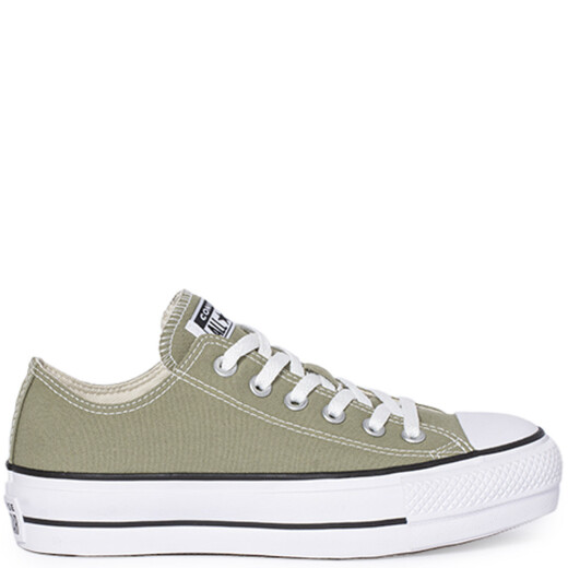 Champion Converse Plataforma Unisex Chuka Taylo All Star Lift Ox Verde S/C