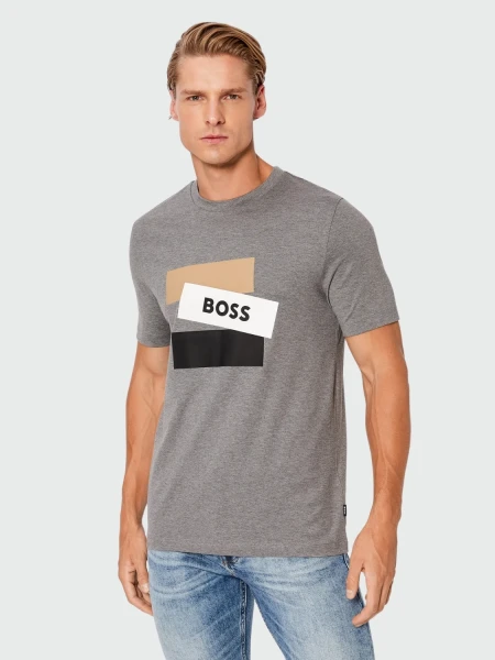 BOSS -Remera de algodón regular fit, Tessler Arena