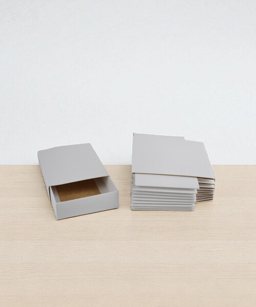 Pack x 20 unid - caja 13 eco tipo caja fosforo 10x14x3 cm. BLANCO