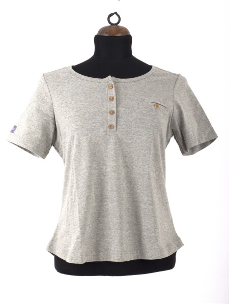 Remera Dama Gris