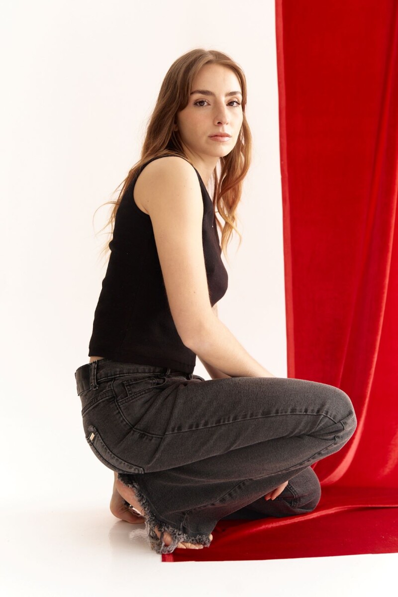 Jean New Flare Negro