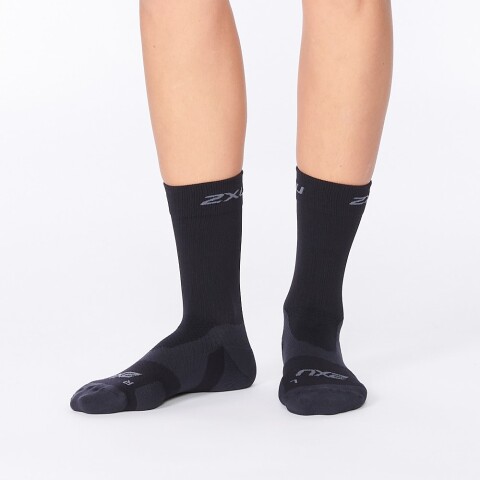 Medias Training Vectr Light Cushion Crew Socks Unisex Black/titanium