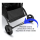 Coche Paragüitas Plegable 3 Posiciones Para Bebe Carriola Azul