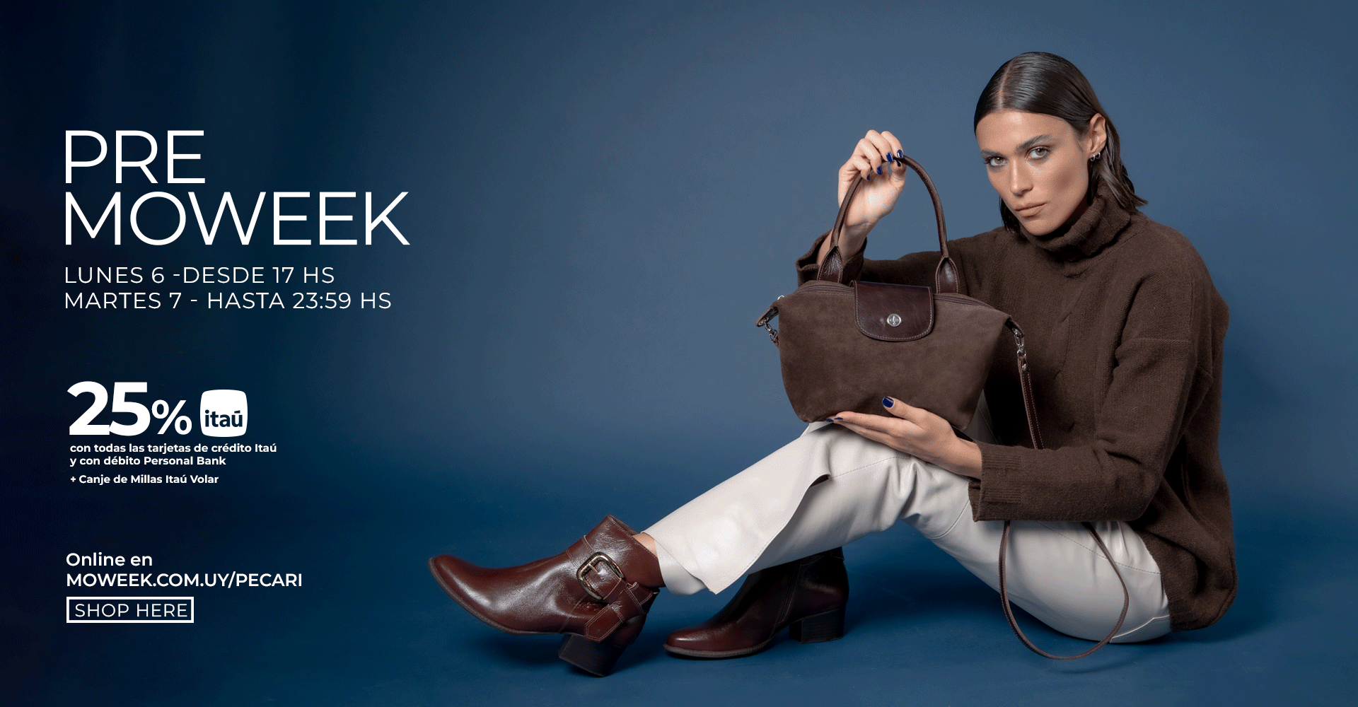 PRE MOWEEK, 25% DE DESCUENTO CON TODAS LAS ITAÚ CRÉDITO