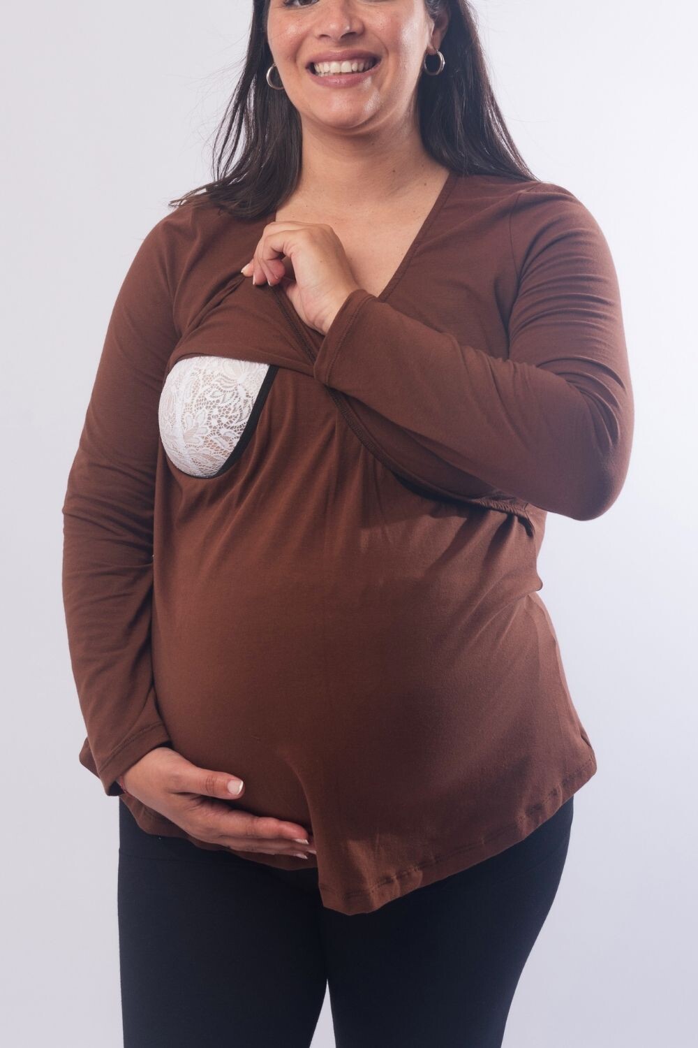 Buzo Maternal Simona Bordeaux