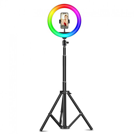 Anillo Luz Led Selfie 26 cm Rgb con Tripode 001