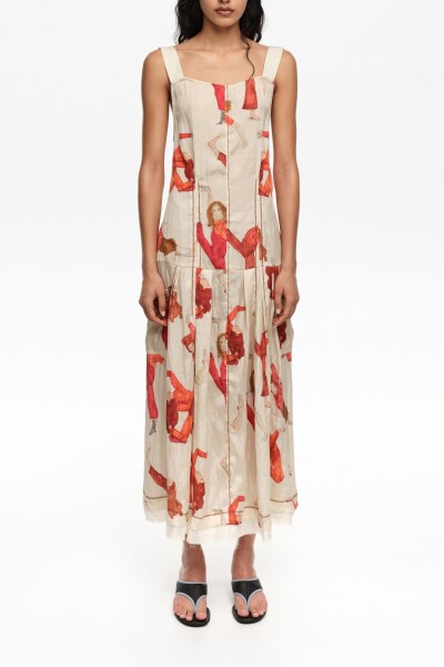 VESTIDO TIRANTES Estampado