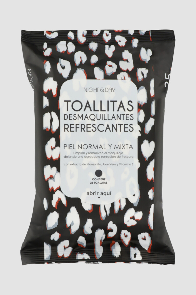 Toallitas humedas desmquillates. pack de 25 unidades - Variante unica 