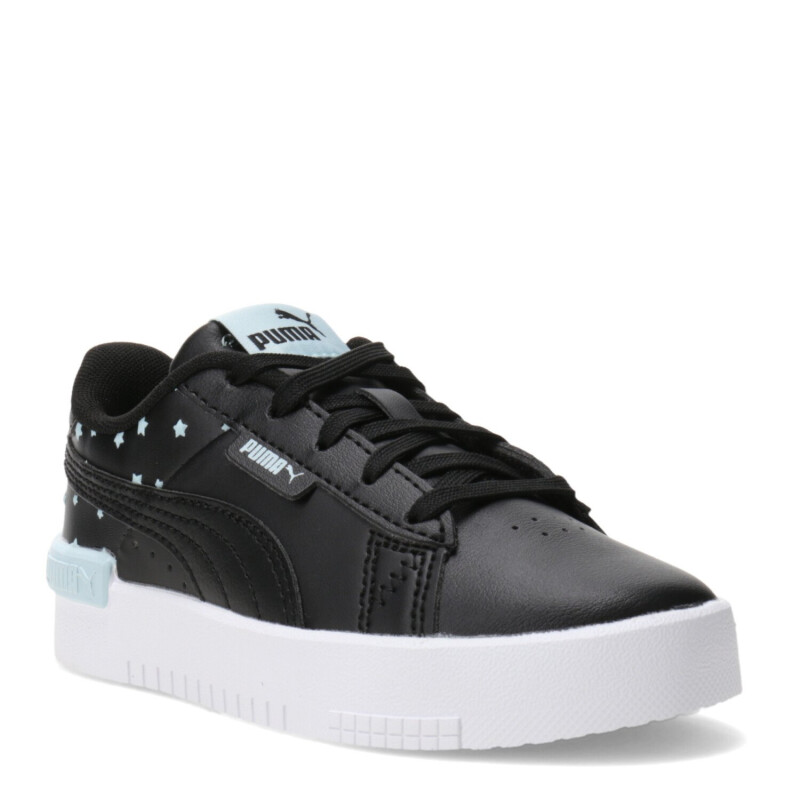 Championes Infantiles Puma Jada Star Negro - Celeste