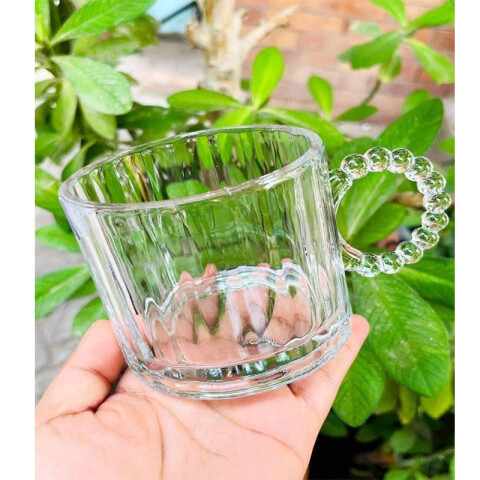 Taza de vidrio asa grande Taza De Vidrio Asa Grande