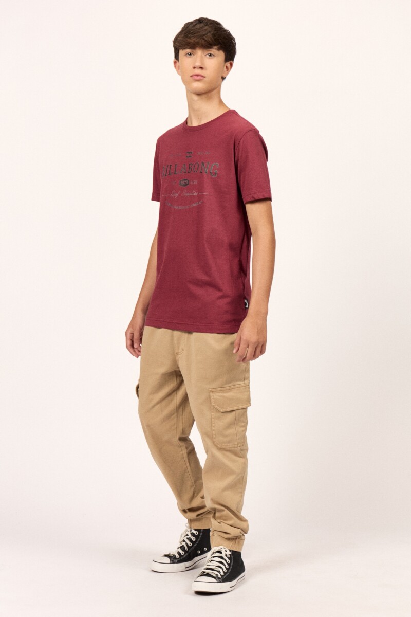 REMERA SOUTH RUNNER TEE BOYS C-bordo