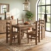 Juego De Comedor 4 Sillas - Corona - Madera Oscuro