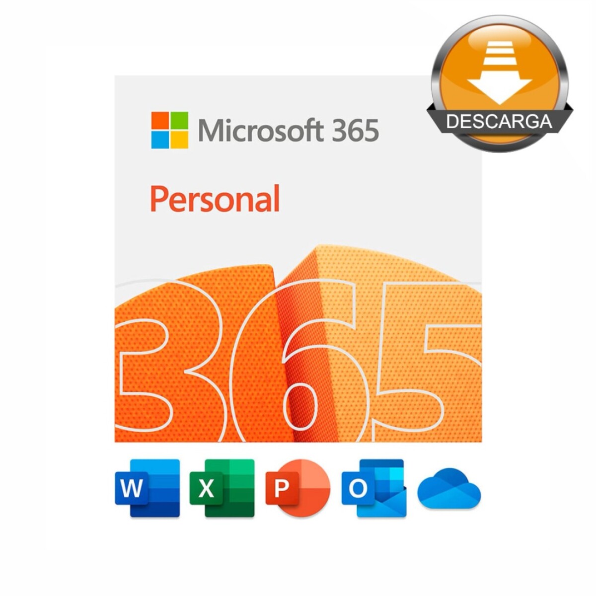 Licencia Microsoft 365 Personal /Win Mac 1 Año Esd - 001 
