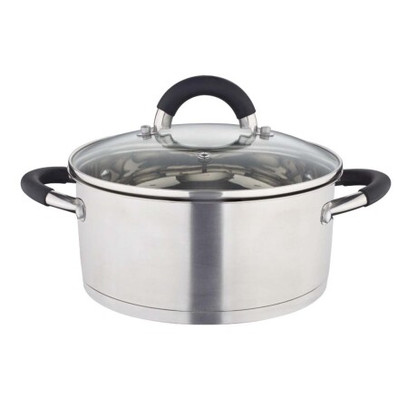 CACEROLA 24CM ACERO-INOXIDABLE GRIS TGD00014