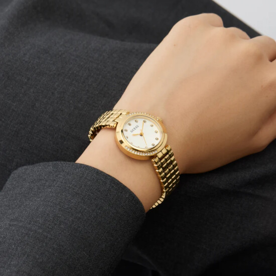 Reloj GUESS CLARA Acero Dorado Esfera 28mm 0