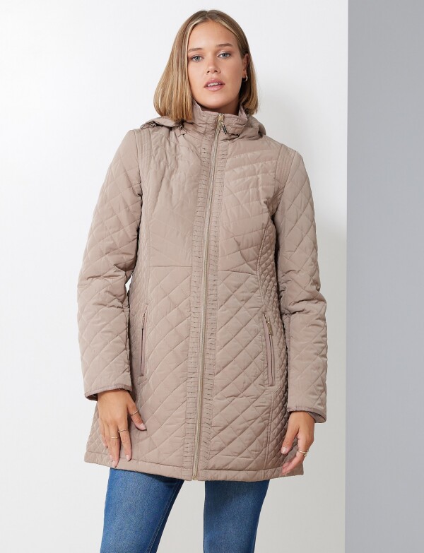 Campera Capitoneada BEIGE