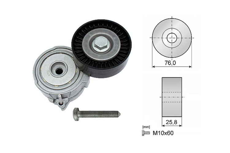 Tensor De La Correa Audi Q5/A6/Q7 08-25 Tensor De La Correa Audi Q5/A6/Q7 08-25