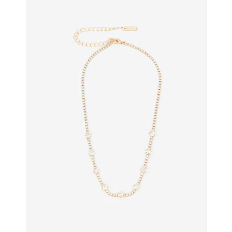 Collares Cortos Strass Cristal