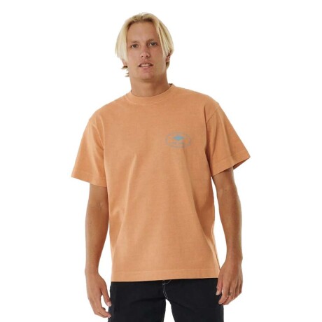 Remera Rip Curl Quality Surf Products Oval Tee Naranja