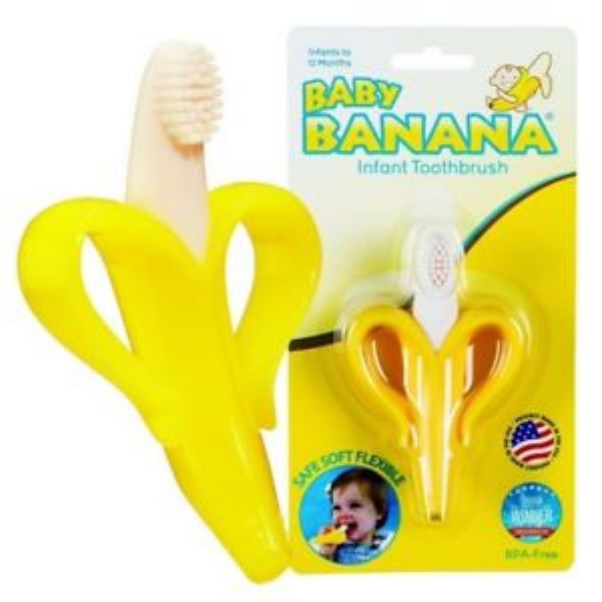 Mordedor Baby Banana Silicona 