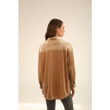 Camisa Bimba Velvet Beige