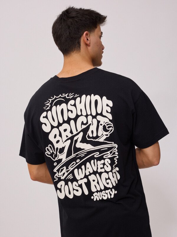 T-SHIRT LYFIA RUSTY Negro
