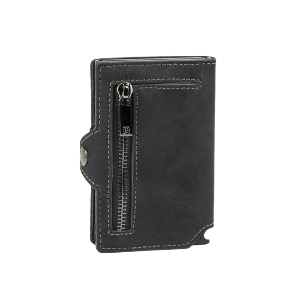 Billetera Baleine Kansas Zipper - Gris 