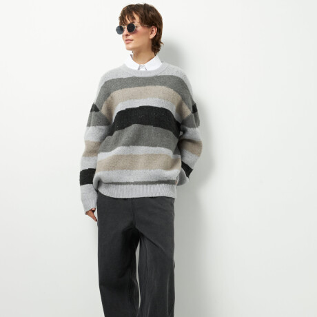 SWEATER AMANDINE Gris Melange