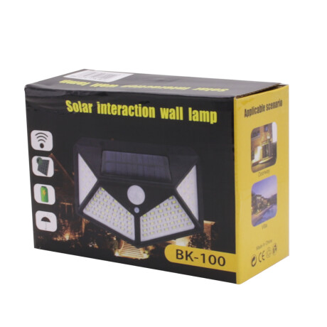 Foco Solar Exterior Con Sensor de Movimiento 100 Led 001