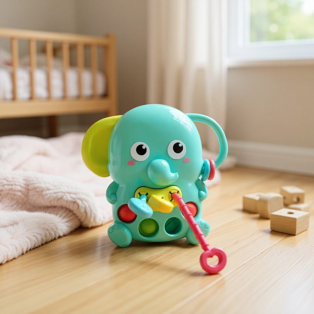 Sonajero estimulacion Elefante HUANGER Sonajero estimulacion Elefante HUANGER