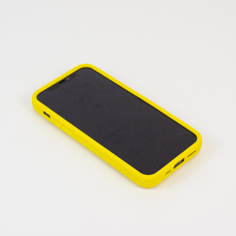 Estuche Funda Pop It De Silicona Iphone 12 Amarillo