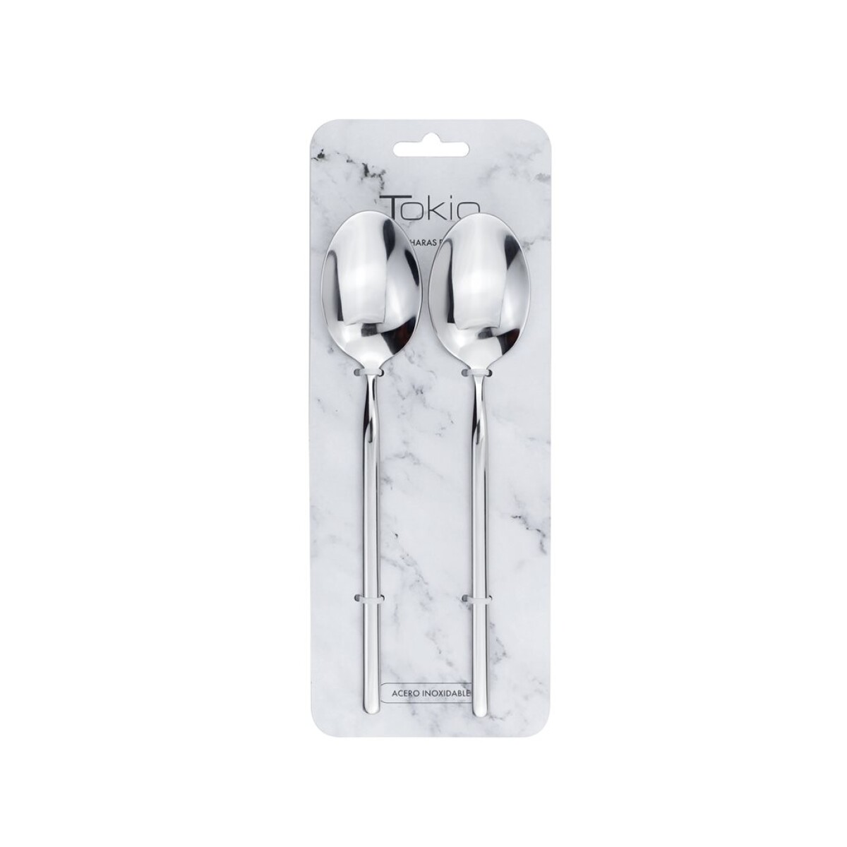 Set 2 Cucharas de Mesa Selecta Tokio 20,7 cm Acero Inoxidable 