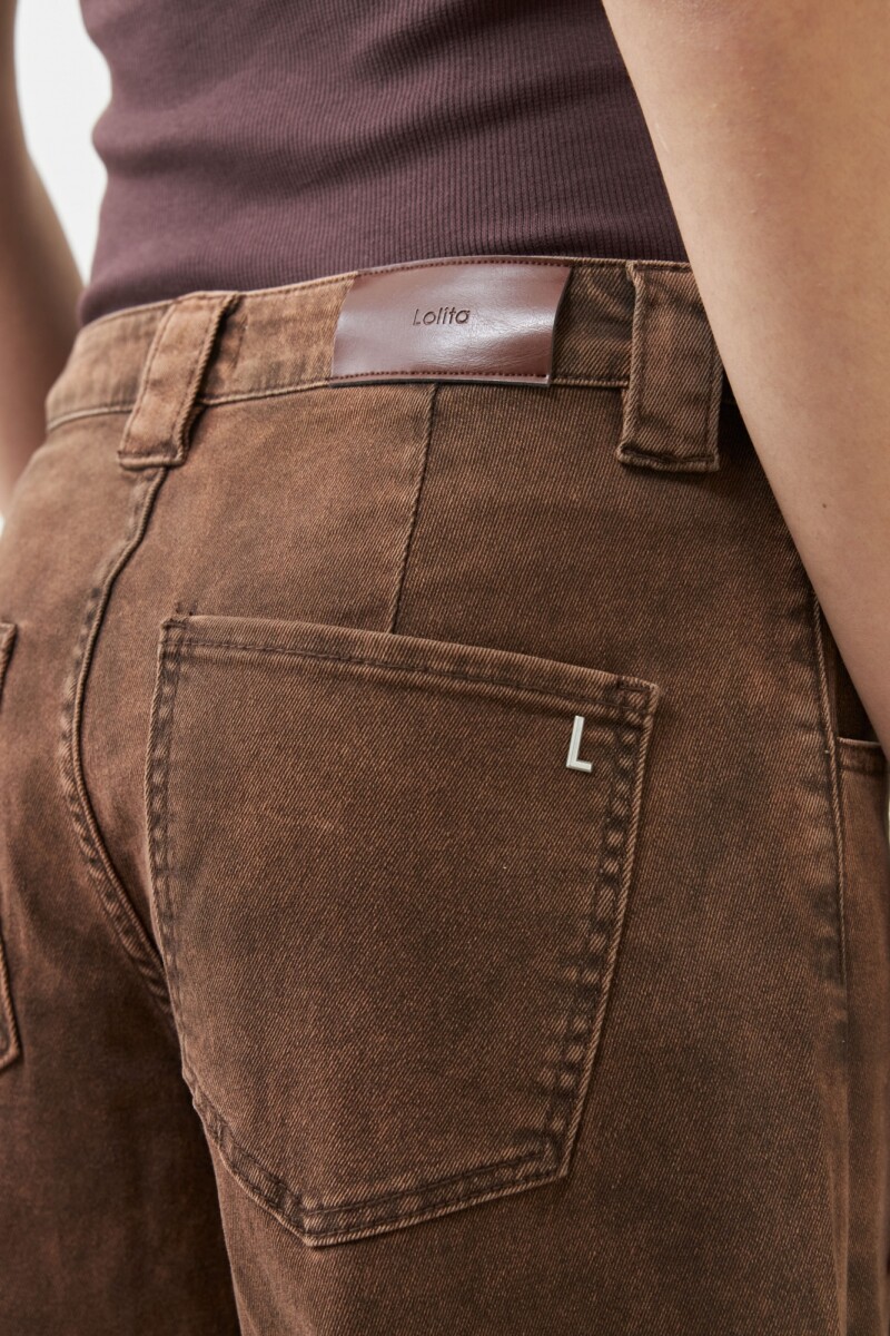 Jean culotte Mavis chocolate