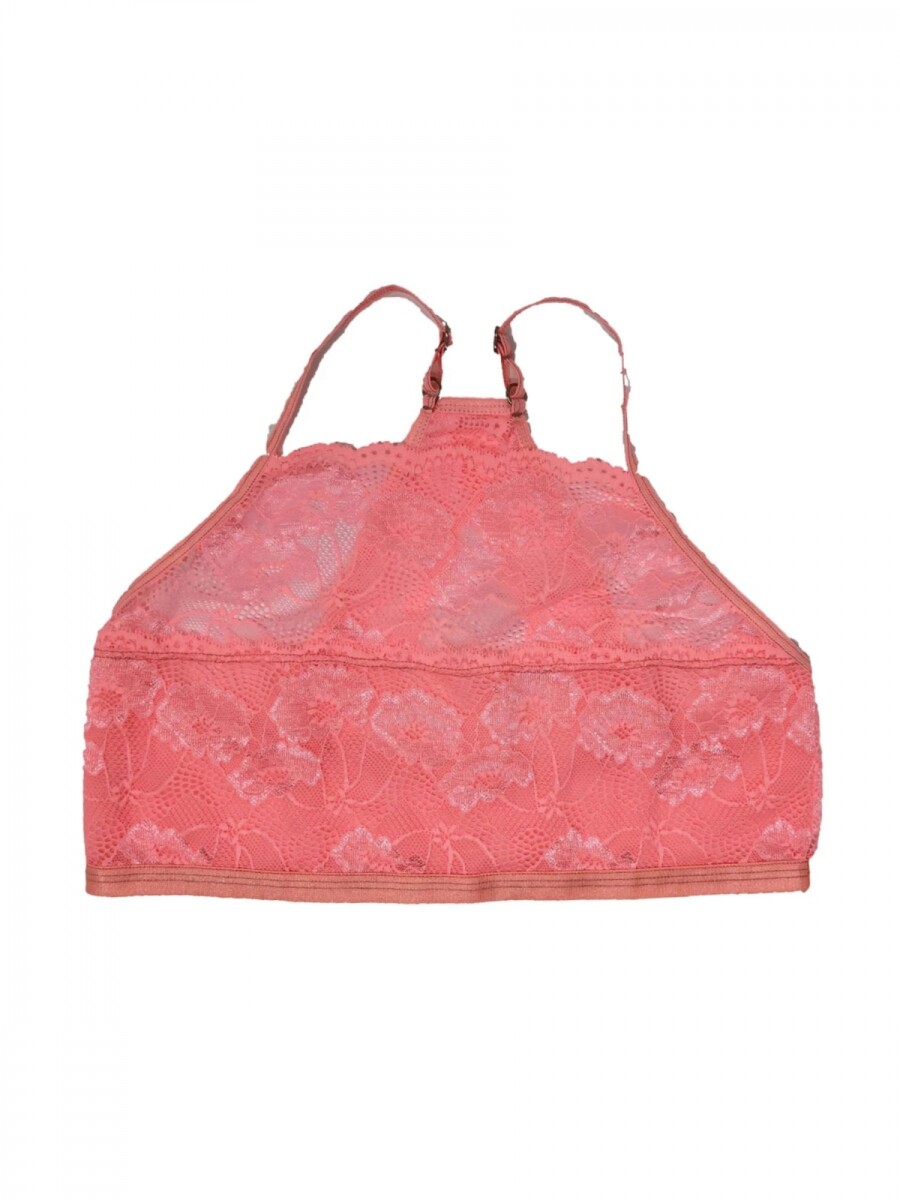 TOP PUNTILLA - Coral 