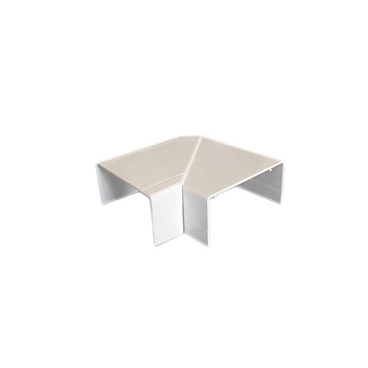 Codo para ducto plástico 90° blanco para ducto 100x50mm - CAN00072 