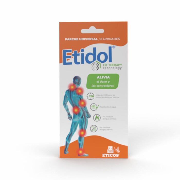 ETIDOL FIT THERAPY UNIVERSAL X 6 PARCHES única