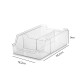 Organizador Acrílico con divisiones multiuso heladera 18x28cm TRANSPARENTE