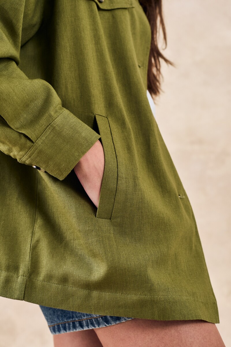 Sobrecamisa Lino Safari