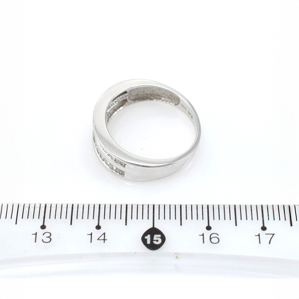 Anillo Oro Blanco 18K Con Brillantes Anillo Oro Blanco 18K Con Brillantes