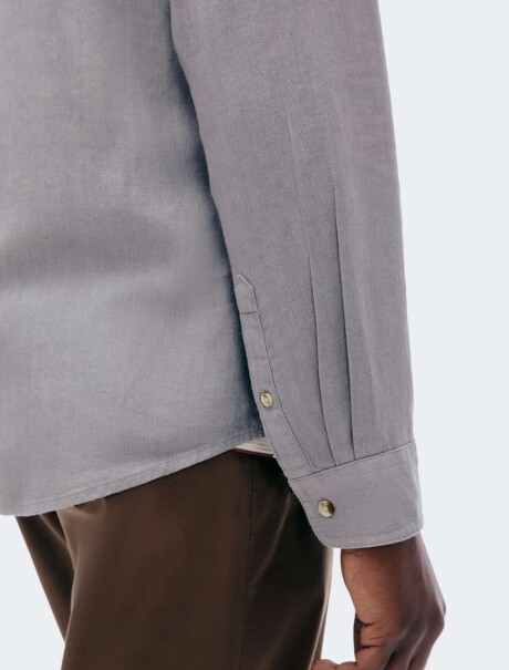 CAMISA BÁSICA MASCULINA GRIS