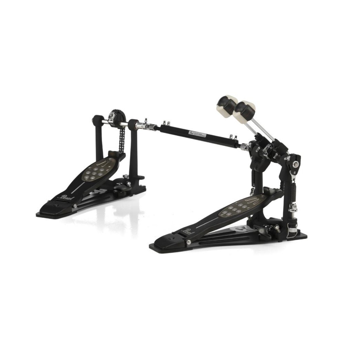 Pedal Bombo Pearl P-2052cb Eliminator Pedal Doble Cadena 25 Anniversary Limited Edition Negro 