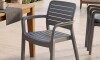 Silla de Exterior Miami Negro