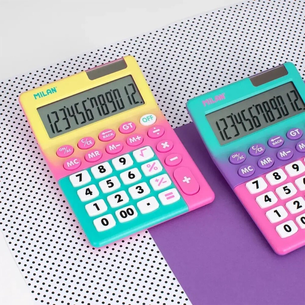 MAQUINA CALCULADORA MILAN NATA 151812NPBL MAQUINA CALCULADORA MILAN NATA 151812NPBL