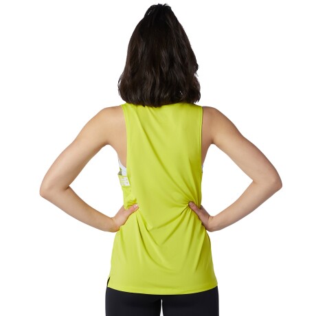 Musculosa New Balance de Dama - RELENTLESS SWEAT -WT13169SYE YELLOW