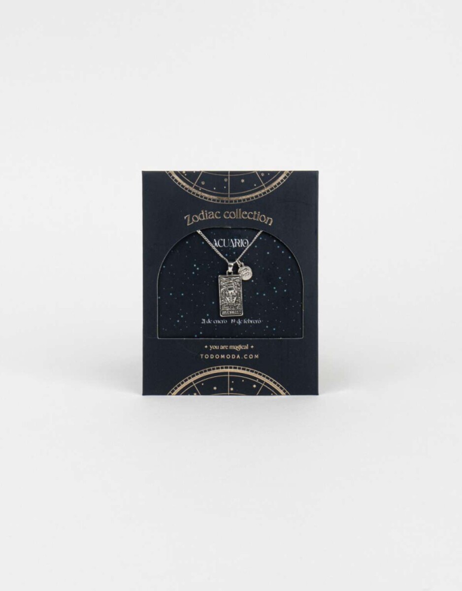 Cadena Con Dije De Zodíaco Cáncer - Plateado 