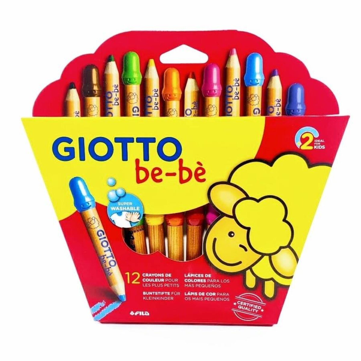 Lápices de colores Giotto Be-bé x12 