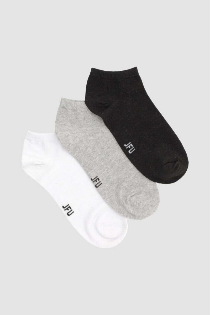 Pack x3 medias ciclista lisas - Variante 39 