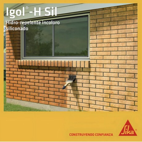Impermeabilizante Sika Ladrillos Incoloro Igol-H-Sil 5lt Impermeabilizante Sika Ladrillos Incoloro Igol-H-Sil 5lt