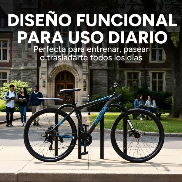 Bicicleta Jook Montaña Rod 29 Freno Disco 21 Velocid Shimano Color Negro Azul