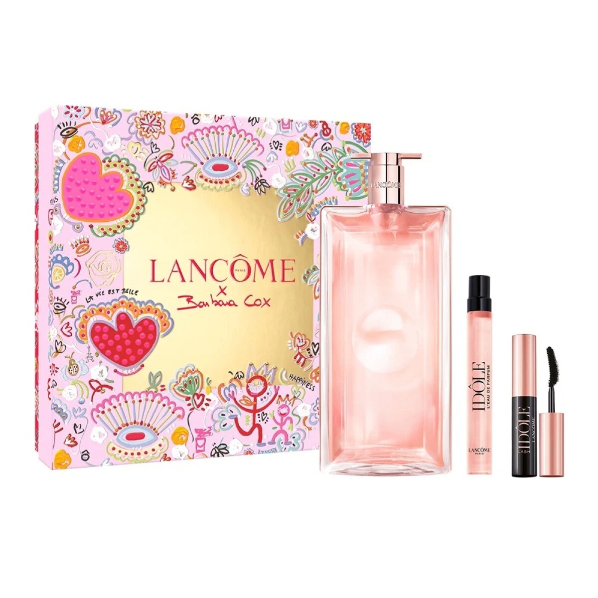 COFRE LANCOME PARFUM 100ML + PARFUM 10ML + MASCARA VOLUME 2.5ML 